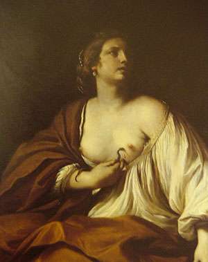 Fig. 17, Giovanni Francesco Barbieri detto Guercino, Cleopatra che si uccide, 1637-39, Ferrara, collezione privata