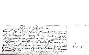 Fig. 21, Annotazioni dal Libro dei conti, Bologna, Biblioteca Comunale dell’Archiginnasio, ms. B 331