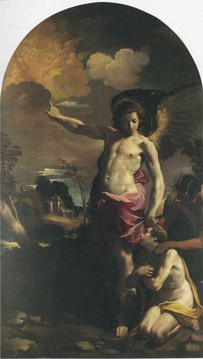 Fig. 20, Carlo Bononi, Angelo custode, 1625-30, Bologna, Pinacoteca Nazionale