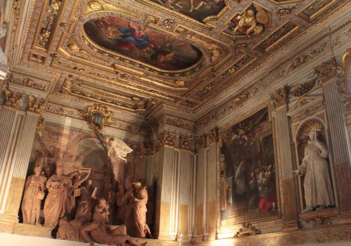 Fig. 20, Veduta dell’interno dell’Oratorio di Santa Maria della Vita a Bologna
