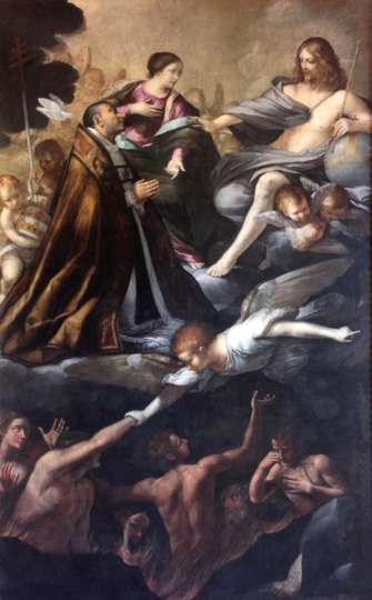 Fig. 22, Antonio Randa, Madonna del Suffragio con san Gregorio, 1628-1629, San Giovanni in Persiceto, Museo d’Arte Sacra