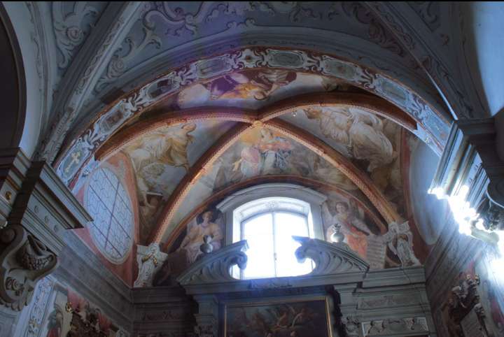 Fig. 24, Antonio Randa, decorazione della cappella di San Bruno, 1638, Firenze, Certosa del Galluzzo