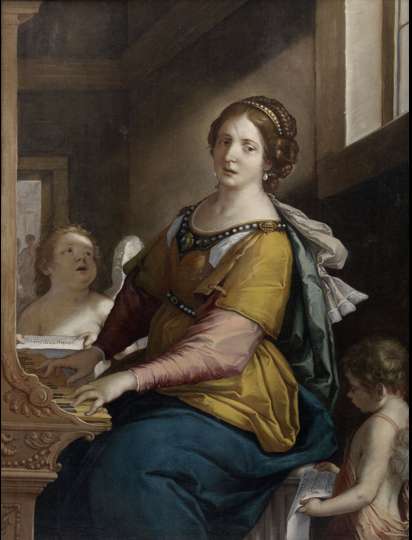 Fig. 29, Antonio Randa, Santa Cecilia, 1637, collezione privata (già Rovigo, palazzo Redetti)