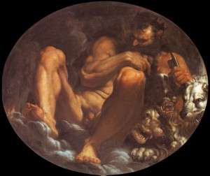 Fig. 4, Agostino Carracci, Plutone, 1592 circa, Modena, Galleria Estense