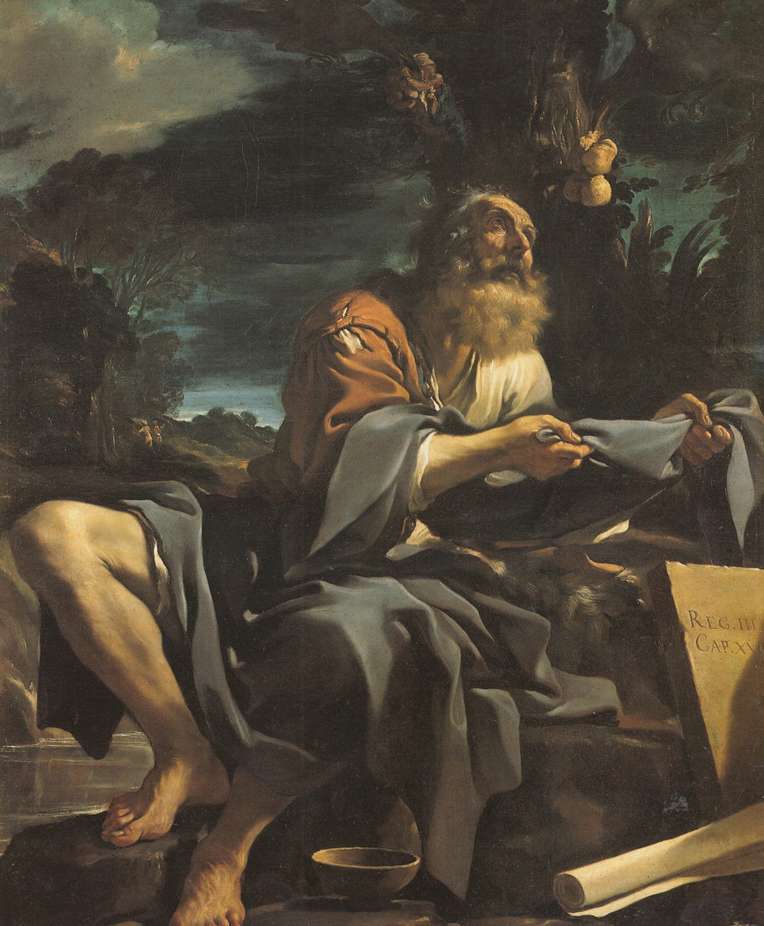 Fig. 9, Giovanni Francesco Barbieri detto Guercino, Elia nutrito dai corvi, 1620, Londra, National Gallery