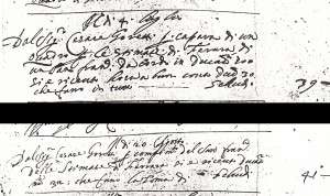 Fig. 13, Annotazioni dal Libro dei conti, Bologna, Biblioteca Comunale dell’Archiginnasio, ms. B 331
