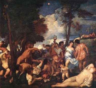 Fig. 10, Tiziano, Baccanale degli Andri, 1523–1526, Madrid, Museo del Prado