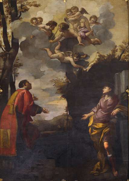 Fig. 6, Carlo Bononi, I santi Lorenzo e Pancrazio, 1608, Casumaro (Fe), San Lorenzo
