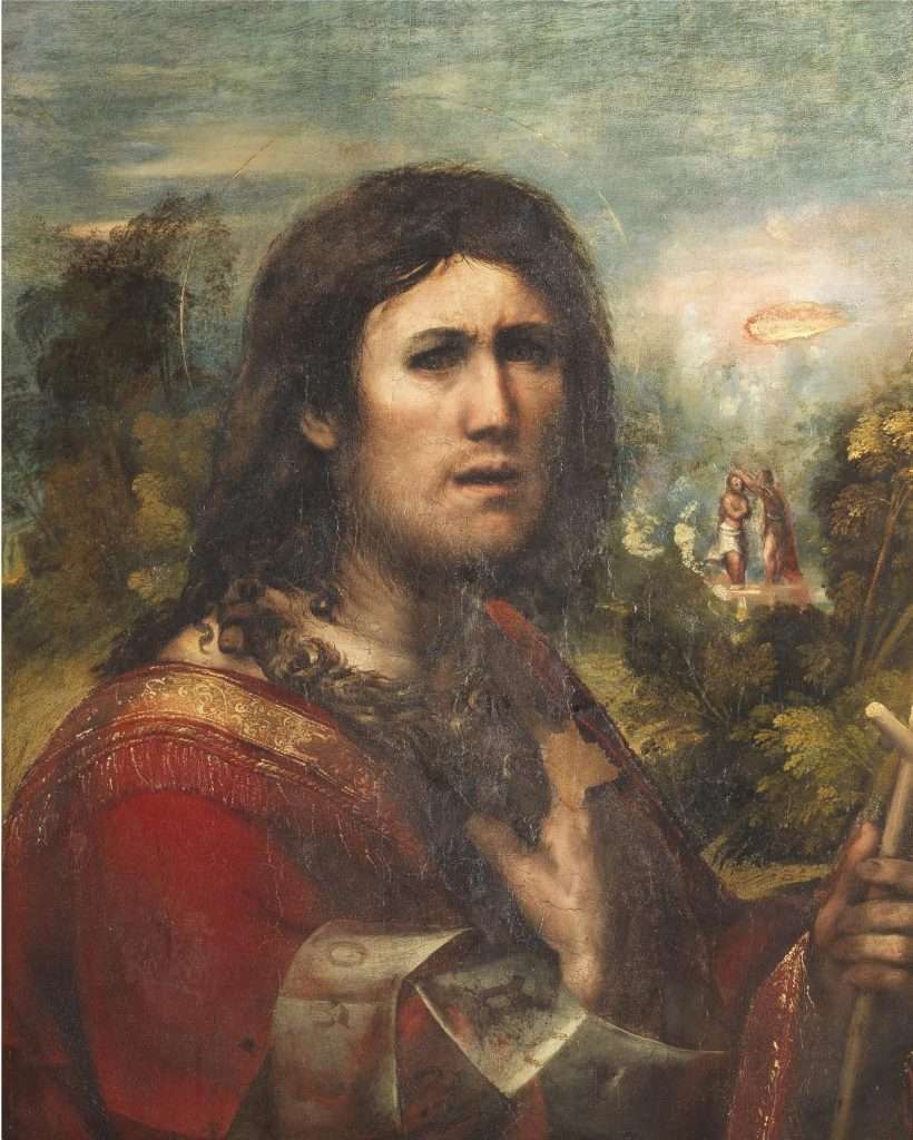 Fig. 13, Dosso Dossi, San Giovanni Battista, 1513-15, Firenze, Galleria Palatina