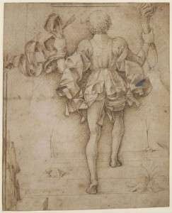 Fig. 3, Francesco del Cossa, Figura di paggio vista di spalle, Londra, British Museum