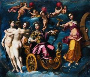 Fig. 5, Gaspare Venturini, Allegoria del Buon Governo, 1592-93, Modena, Banca popolare dell'Emilia Romagna