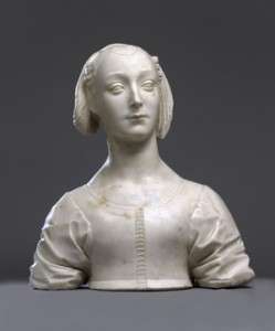 Fig. 10, Desiderio da Settignano, Ritratto di giovinetta (Marietta Strozzi?), 1460 ca., Berlino, Staatliche Museen