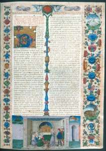 Fig. 24, Taddeo Crivelli, Giornata 1, Boccaccio, Decameron, prima del 1467, Oxford, Bodleian Library, ms. Holkham misc. 49, c. 5r