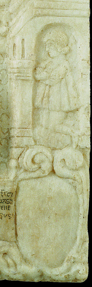 Fig. 4, Antonio di Pietro, Figura maschile inginocchiata, particolare di fig. 1