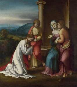 Fig. 6, Antonio Allegri detto Correggio, Commiato di Cristo dalla madre, 1513, Londra, National Gallery
