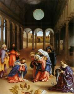 Fig. 7, Lorenzo Lotto, Commiato di Cristo dalla madre, 1521, Berlino, Staatliche Museeen, Gemäldegalerie