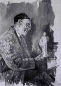 Fig. 7, Giovan Battista Longanesi, L’antiquario, 1912 circa, Torino, collezione Magri