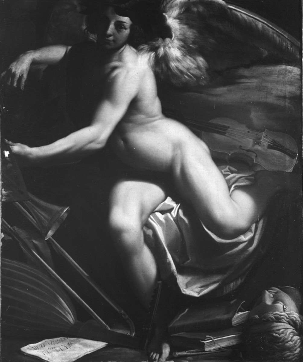 Fig. 1, Carlo Bononi, Genio delle arti, 1617-18 circa, collezione privata