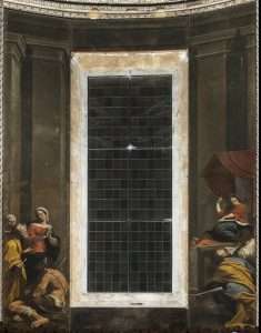 Fig. 9, Carlo Bononi e bottega, Disputa, 1623-24, Ferrara, Santa Maria in Vado, presbiterio.