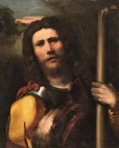 Fig. 15 – Ippolito Scarsella detto Scarsellino (copia da Dosso Dossi), San Giorgio, 1609 ca., collezione privata