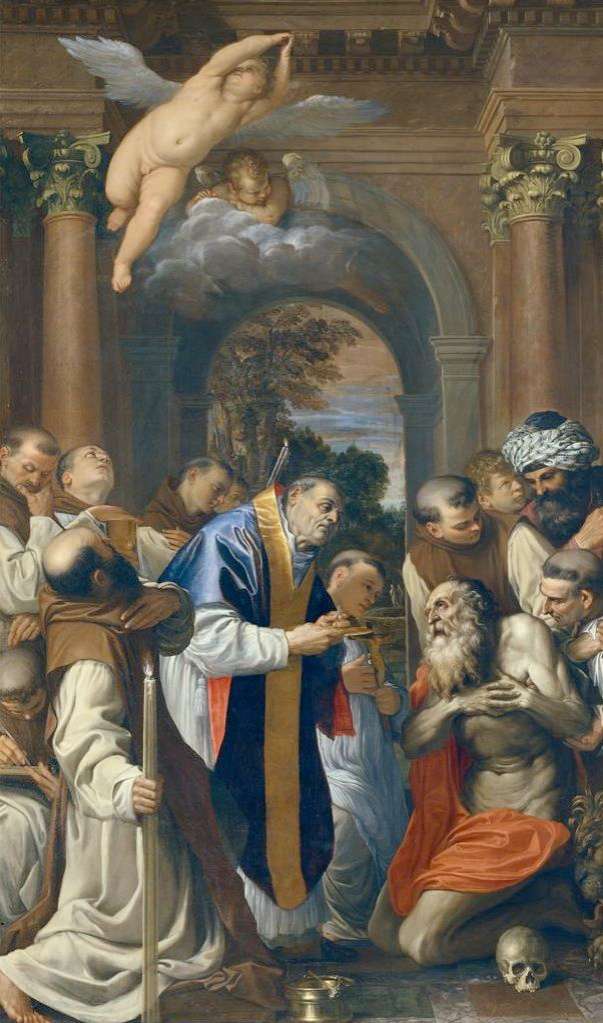 Fig. 16 – Agostino Carracci, Ultima comunione di San Girolamo, 1592-97, Bologna, Pinacoteca Nazionale