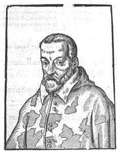 Fig. 2 - Ritratto del cardinale Luigi d’Este da Fisonomia naturale di Gio - Battista Dalla Porta. Giouanni Ingegnieri. Polemone.& Fisonomia celeste del medesimo Porta, Padova 1622