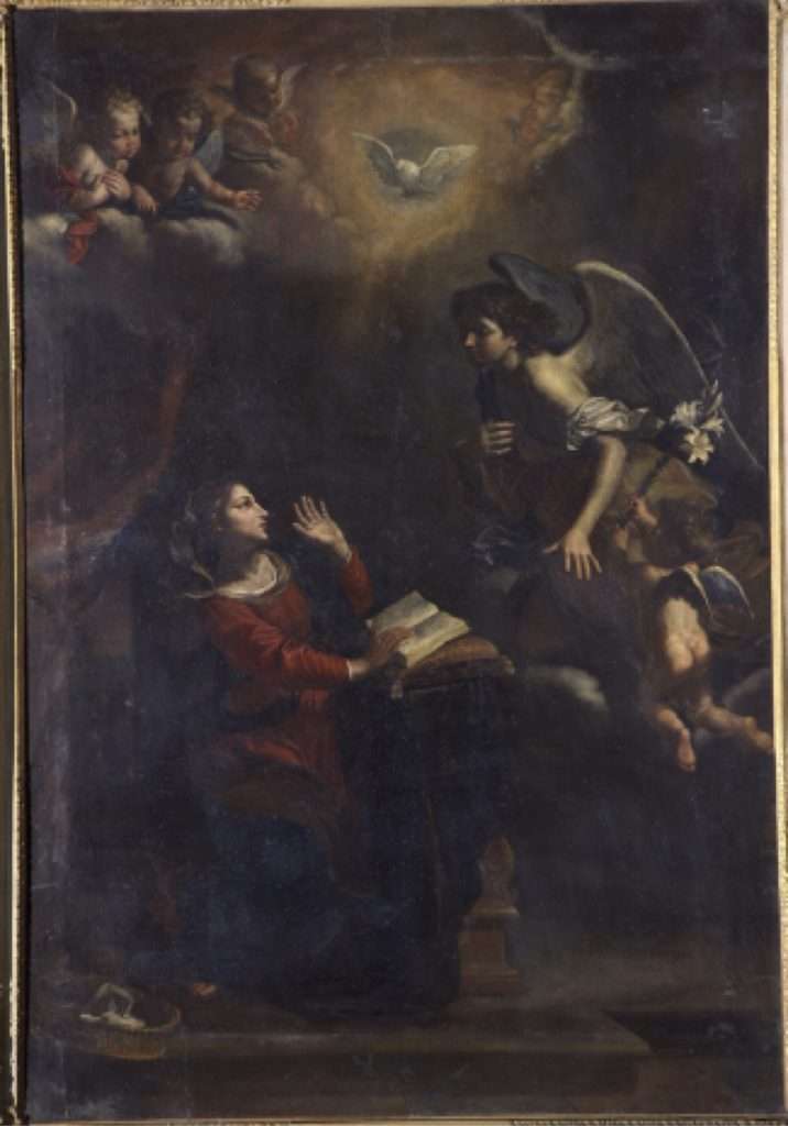 Fig. 4 - Cesare Gennari, Annunciazione, 1669, Villeneuve-les-Avignon, Musée Pierre-de-Luxembourg /ref. © Villeneuve lez Avignon, Musée Pierre-de-Luxembourg / Maryan Daspet