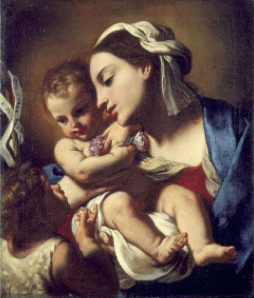Fig. 7 - Elisabetta Sirani, Madonna col Bambino e san Giovannino, 1664, Pesaro, Musei Civici
