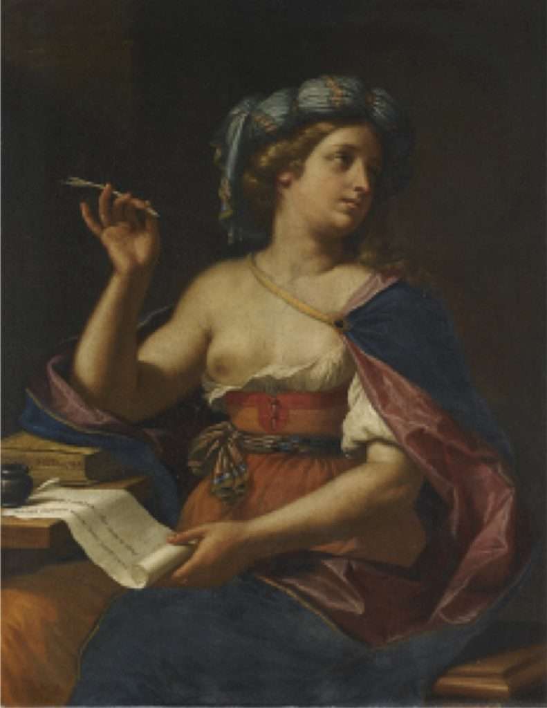 Fig. 8 - Cesare Gennari, Ipparchia la cinica come poetessa, ante 1678., già Londra, Sotheby’s, vendita 27 ottobre 2011