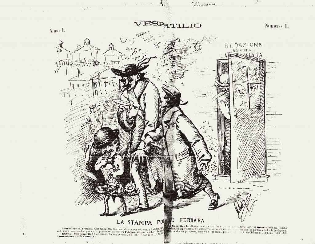 Fig. 1 – “Il Vespertilio”, 1, 16-17 marzo 1879, p. 2