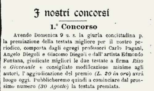 Fig. 17 – “La Macchietta Ferrarese”, 17 maggio 1908, p. 2, (part.)