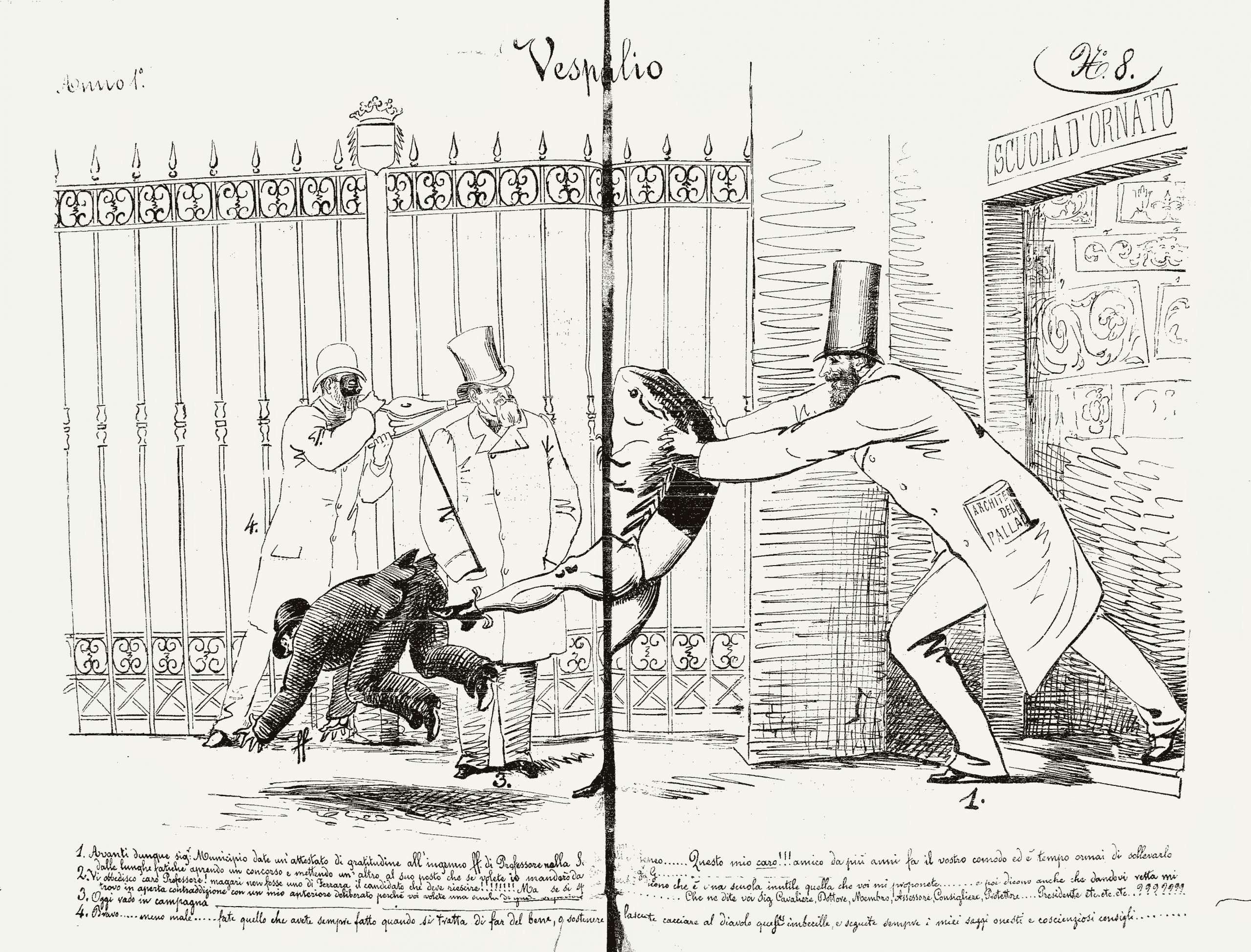 Fig. 6 - “Il Vespertilio”, anno I, 8, 4 -5 maggio 1879, pp. 2-3