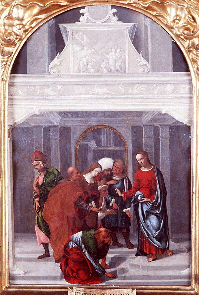 L. Mazzolino, Cristo e l'adultera